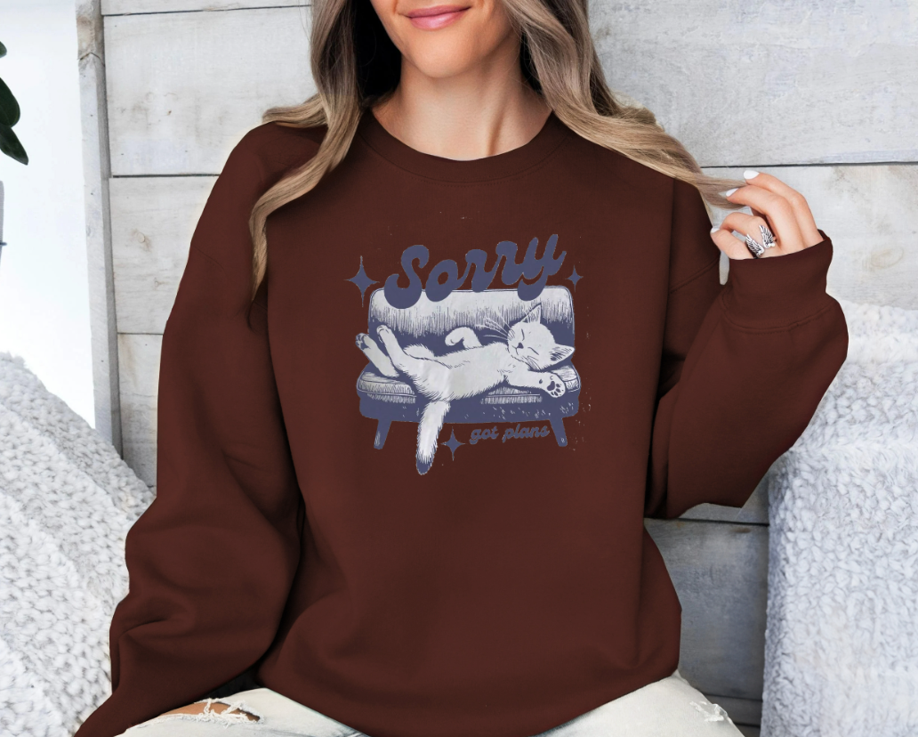 Chic Solid Color Long Sleeve Sweatshirt for Women