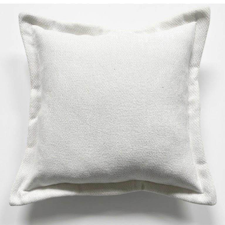 Simple Solid-Color Chenille Throw Pillow – Cozy Comfort for Any Room