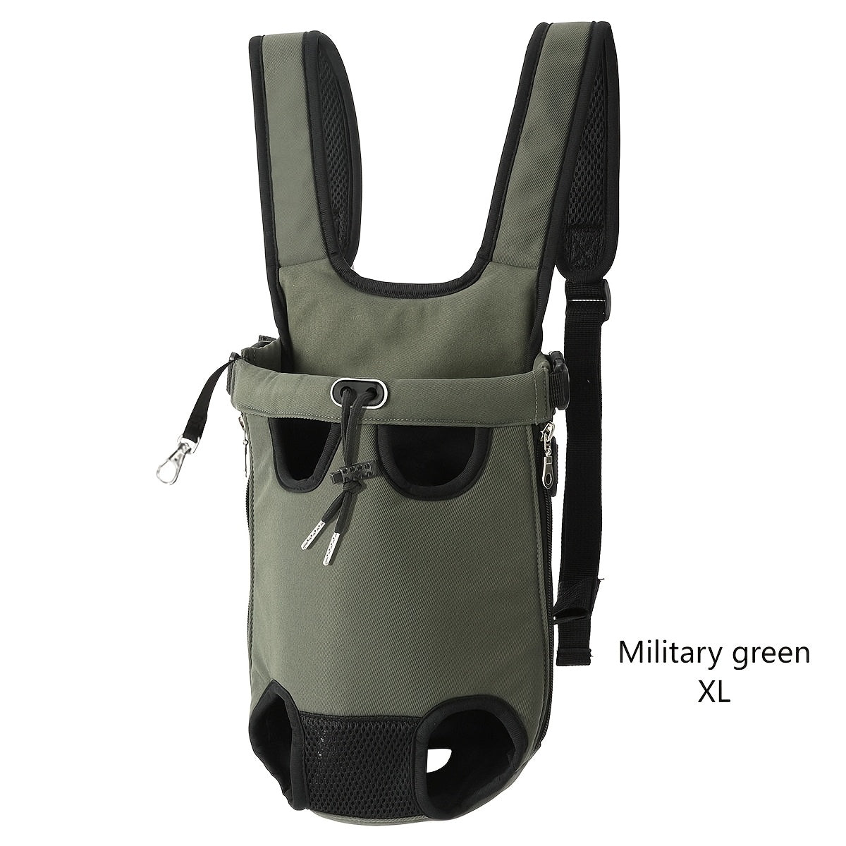 Pet Travel Backpack with Front Harness, Adjustable Multi‑Gear, Ultra‑Breathable Mesh and Lightweight Durable Design