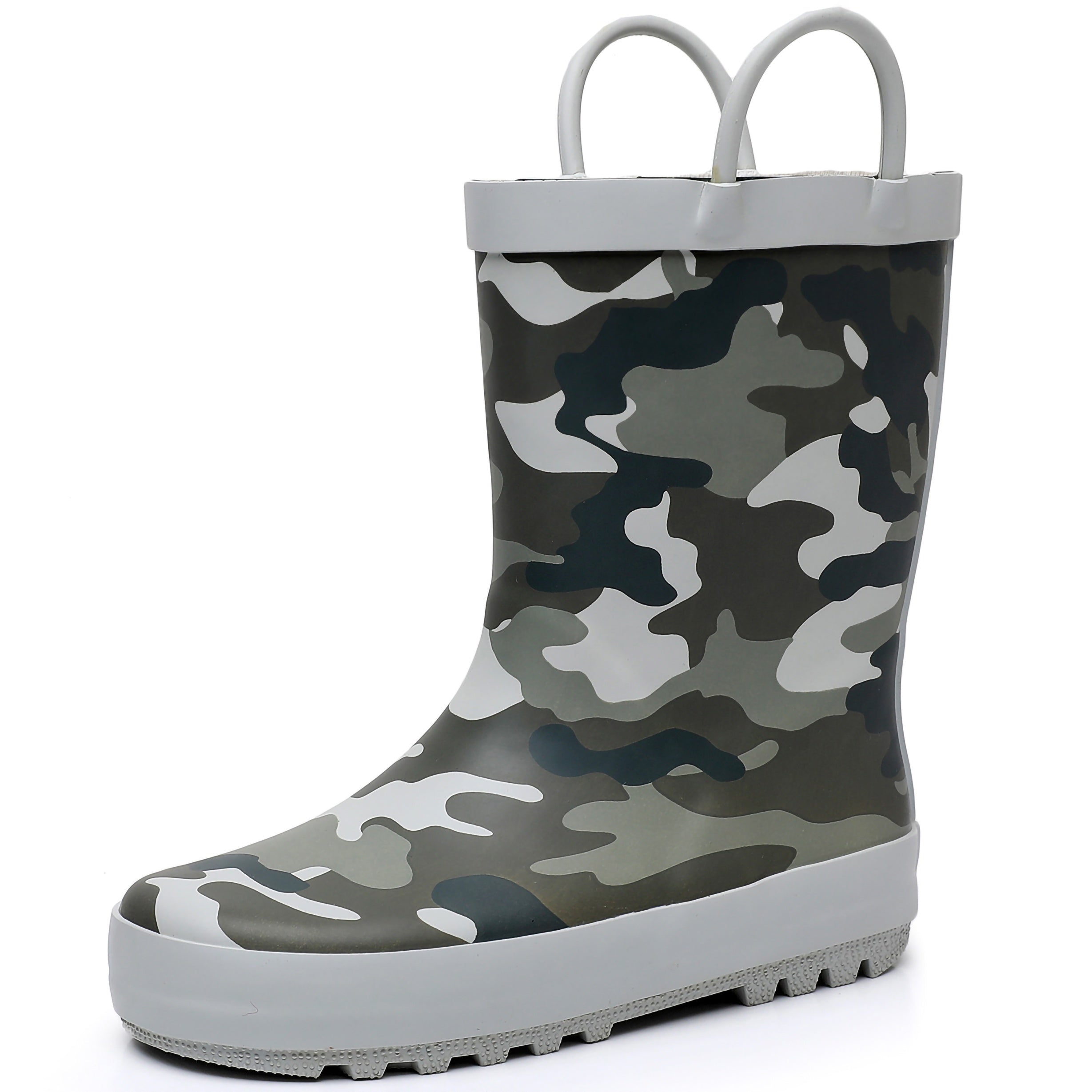 Kids' Durable Rubber Rain Boots with Fashion Print