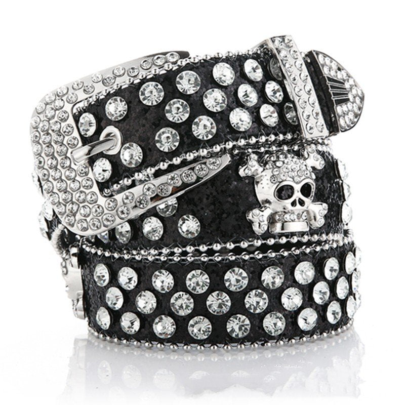 Add a Touch of Wild West Glamour with this Rhinestone Cowboy Belt