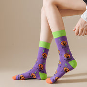 Halloween Cartoon Socks for Men & Women