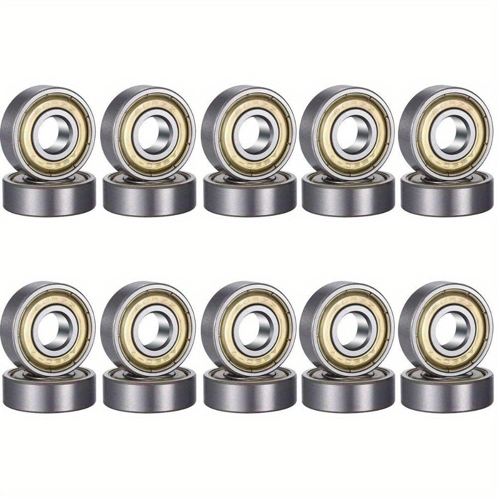 608ZZ High Carbon Deep Groove Ball Bearing – Miniature, Pack of 10