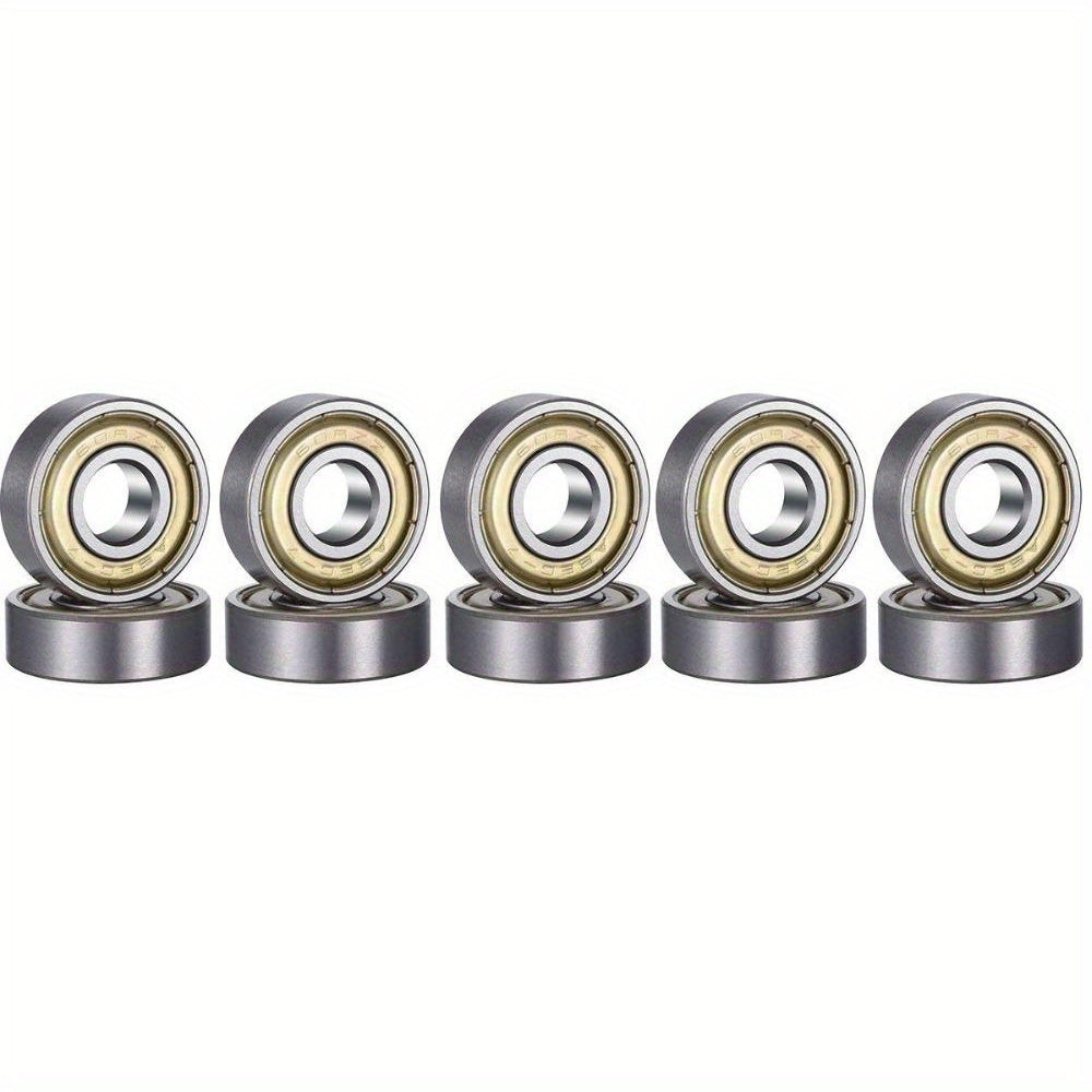 608ZZ High Carbon Deep Groove Ball Bearing – Miniature, Pack of 10