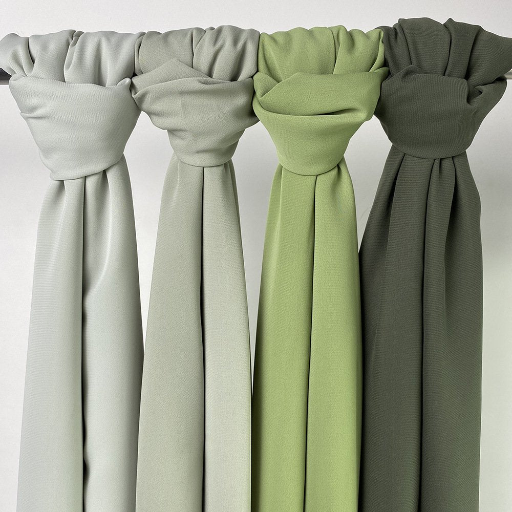Luxurious Satin Chiffon Scarf for Women