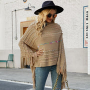 Women's Knitted Pullover Shawl Cape