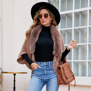 Warm Tassel Cape Coat