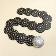Vintage-Style Wide Belt for Women