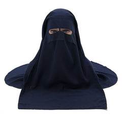 Protective Chiffon Headscarf & Mask Set