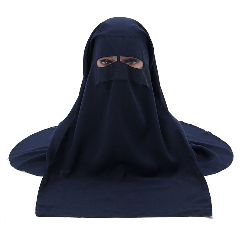Protective Chiffon Headscarf & Mask Set