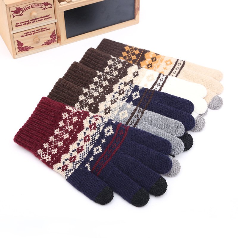 Warm Cashmere-Like Fleece Gloves for Women