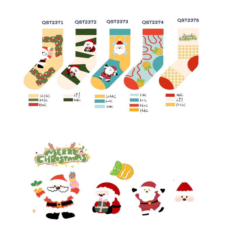 Mid-Calf Christmas Stockings for Men & Women
