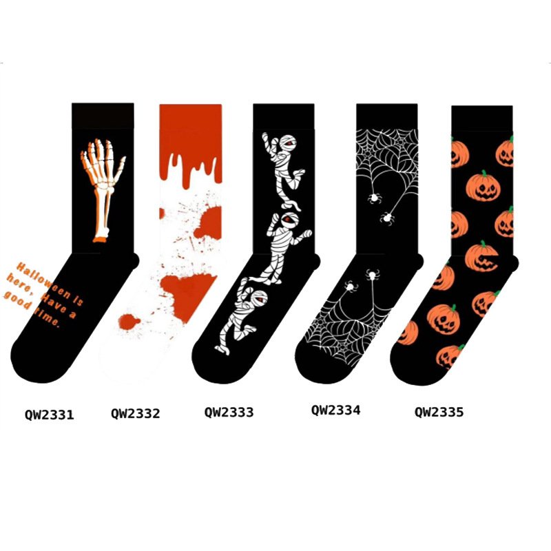 Halloween Cartoon Socks for Men & Women