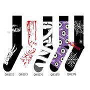 Halloween Cartoon Mid-Calf Socks for Men & Women