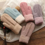 Warm Velvet Riding Gloves for Women