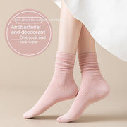 Breathable Women's Cotton Socks for Casual Wear