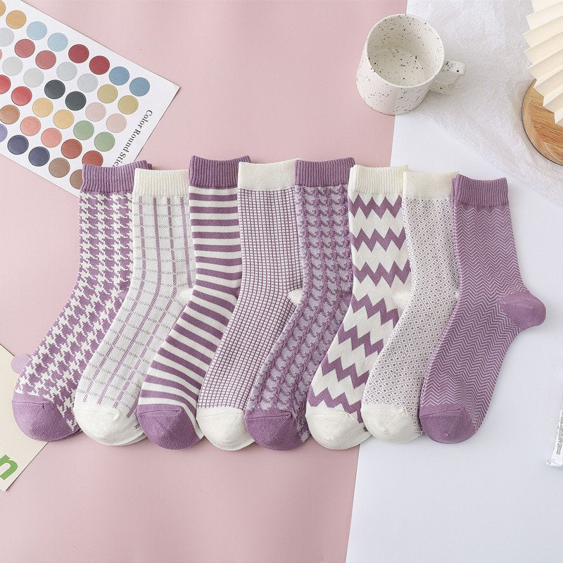 Retro Houndstooth Socks