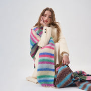 Colorful Striped Soft Scarf