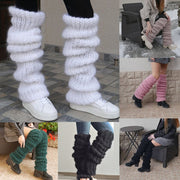 Winter Solid Color Casual Knitted Socks for Women
