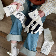 Adorable Cartoon Socks for Women Autumn Style
