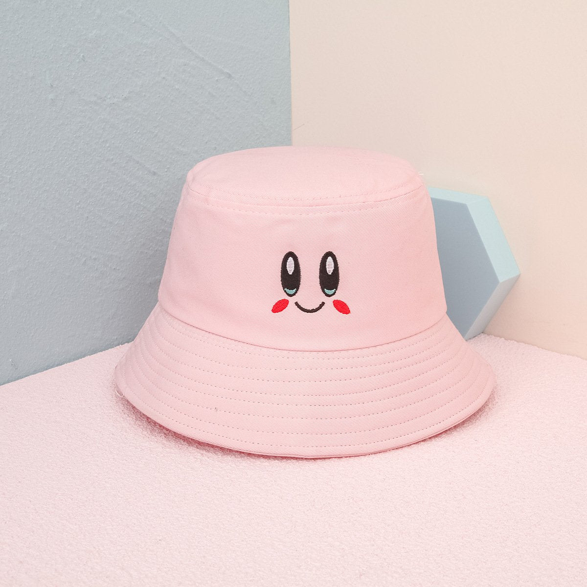 Spring & Autumn Women's Bucket Hat with Cute Expression