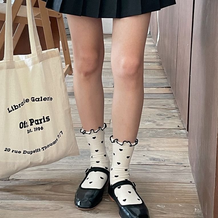 Cozy Cotton Ear Love Socks