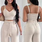 Women's Fashion Suspenders Two-Piece Suit