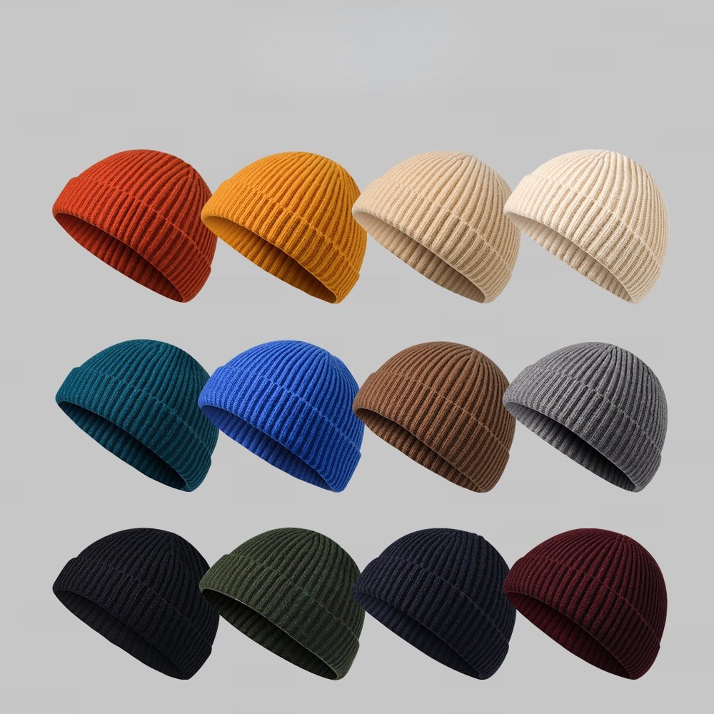 Warm Women's Acrylic Knitted Hats with Exposed Ears