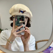 Cozy Cartoon Puppy Knit Hat for Women