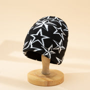 Warm Five-pointed Star Knit Beanie
