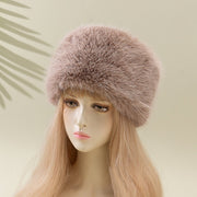 Warm Fox Fur Ear Hat