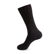 Plus Size Men's Striped Cotton Socks for Comfort