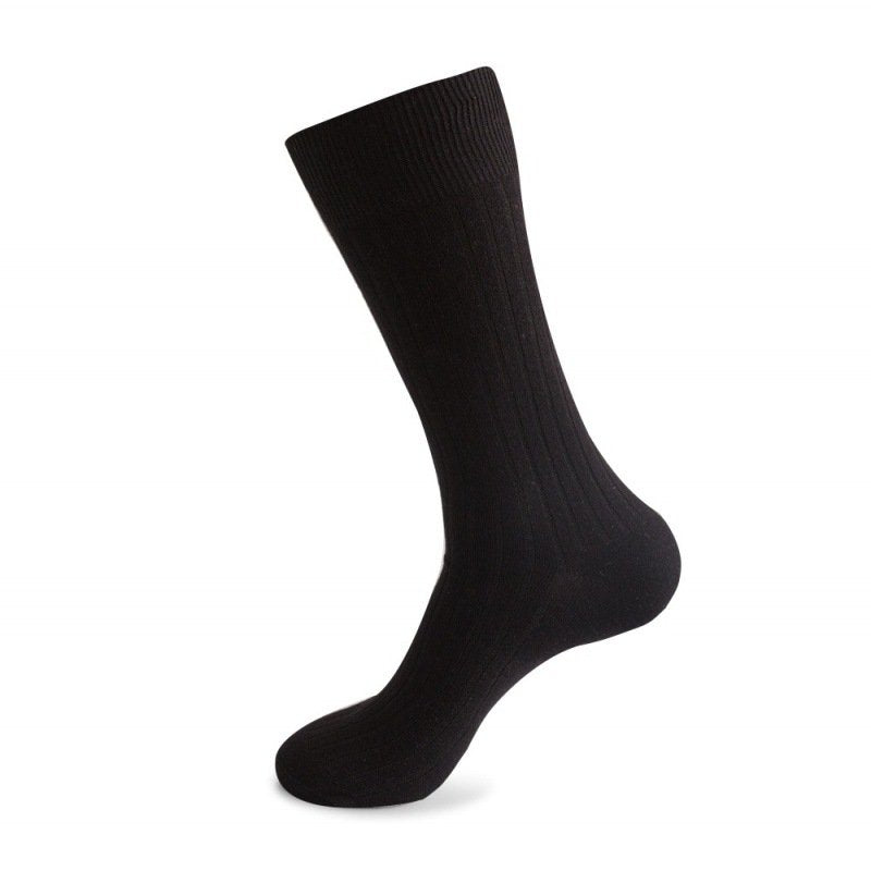 Plus Size Men's Striped Cotton Socks for Comfort