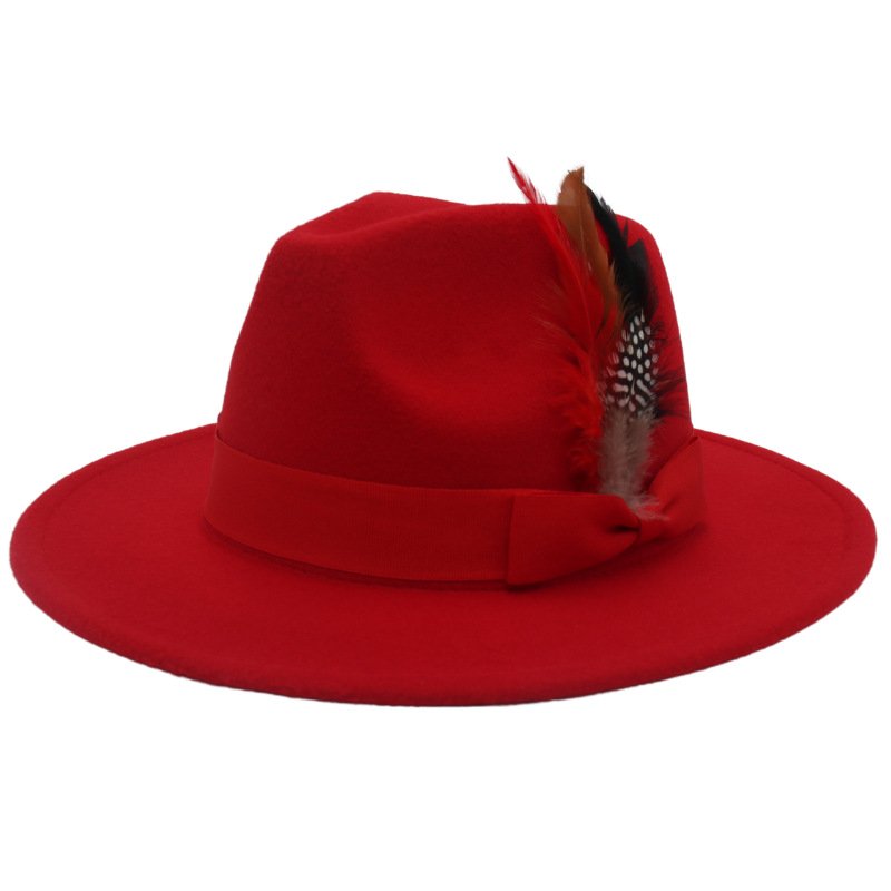 Warm European Style Broad-brimmed Hat for Women