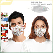 Christmas Snowman Dustproof Face Mask