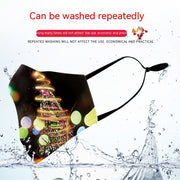 Double-Layer Dust Mask for Christmas Carnival