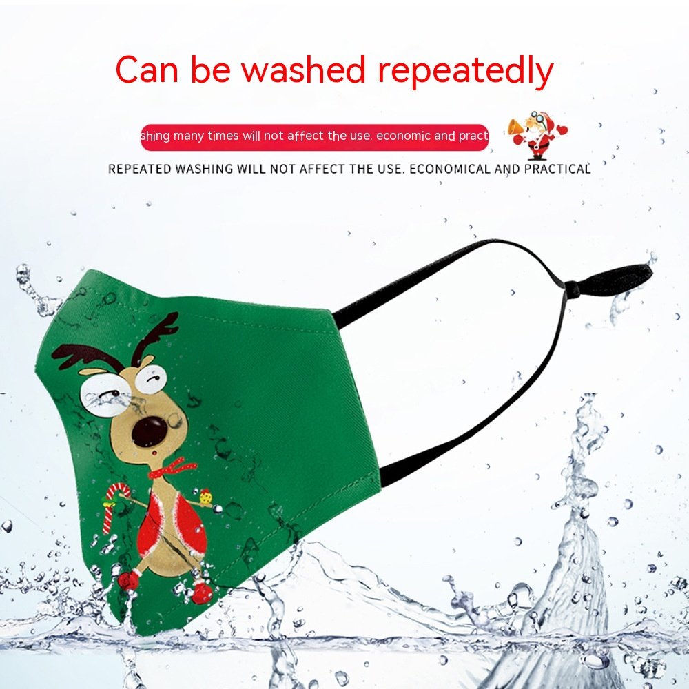 Christmas Windproof Dustproof Mask