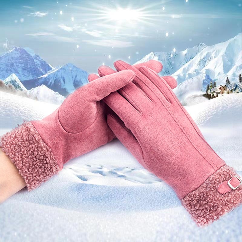 Warm Touch Screen Riding Gloves for Women
