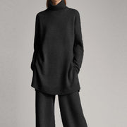 Women's Knit Pullover Jumpsuits Suit