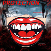 Double-Layer Halloween Ear Mask with Fun Design