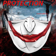 Double-Layer Halloween Funny Face Skull Mask