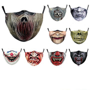 Halloween Clown Dust Mask - Funny Horror Double-layer Protection