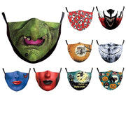 Funny Halloween Skull Dust Mask for Adults