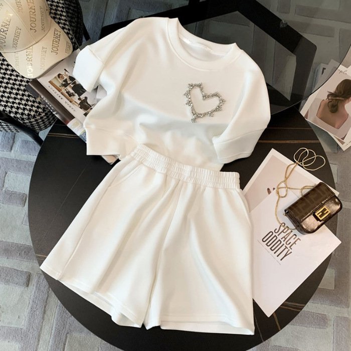 High-End Women's Casual Shorts Suit Set