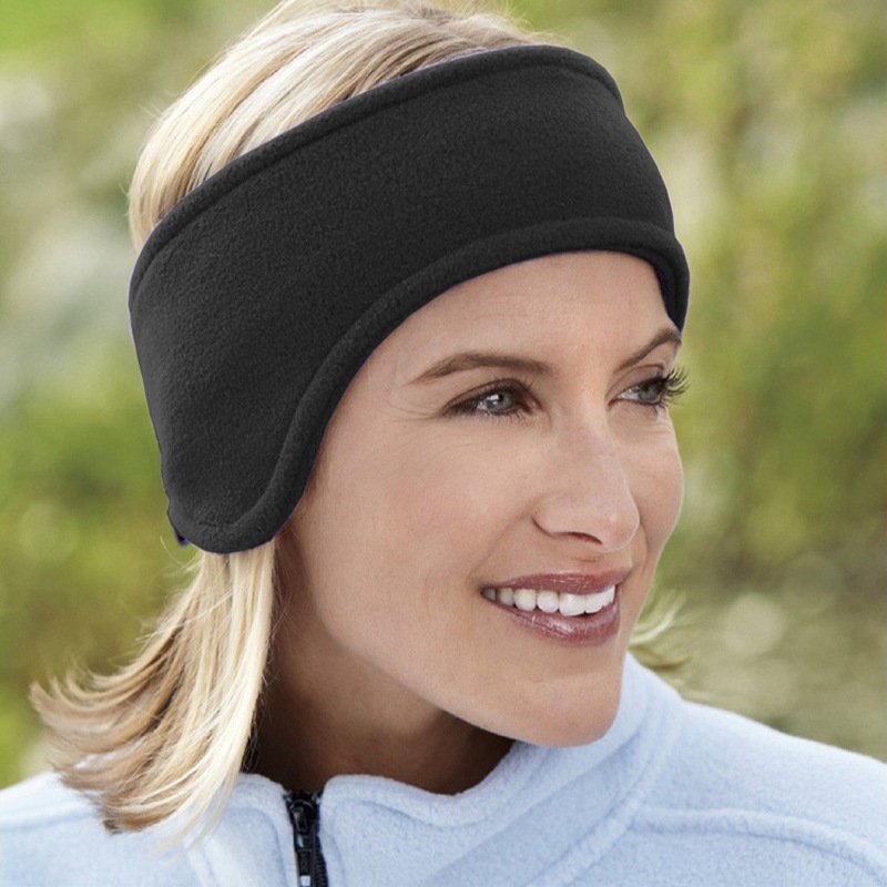 Double Layer Thermal Windproof Hair Band for Skiing & Outdoor Activities