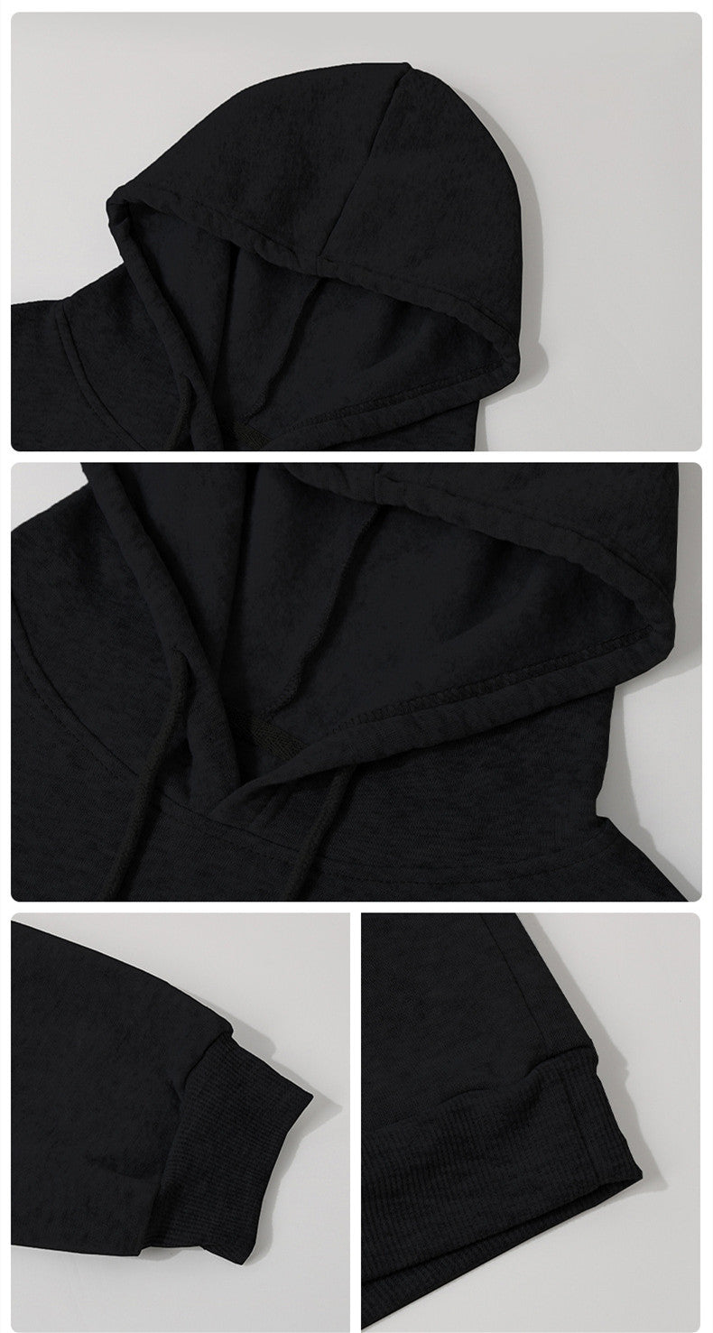 Women's Fashion Casual Hooded Pullover Pocket Sweatshirt