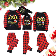 Cozy Plaid Long-sleeve Family Suit