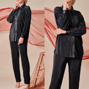 Women's Baggy Pleated Pants