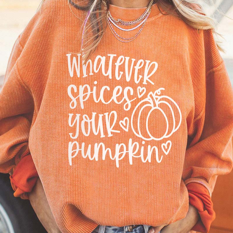 European And American New Halloween Pumpkin Head Sweater