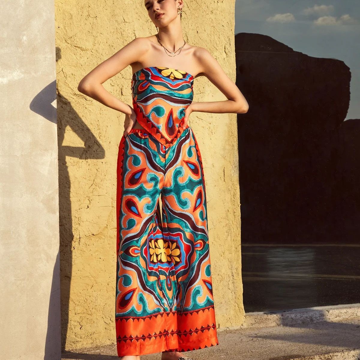 Trendy Tube Top Jumpsuit for Women